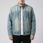 Loose Fit Zip-Up Denim Jacket - Dean
