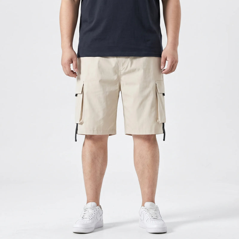 Loose Knee-Length Cargo Shorts - Ryan