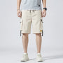 Loose Knee-Length Cargo Shorts - Ryan