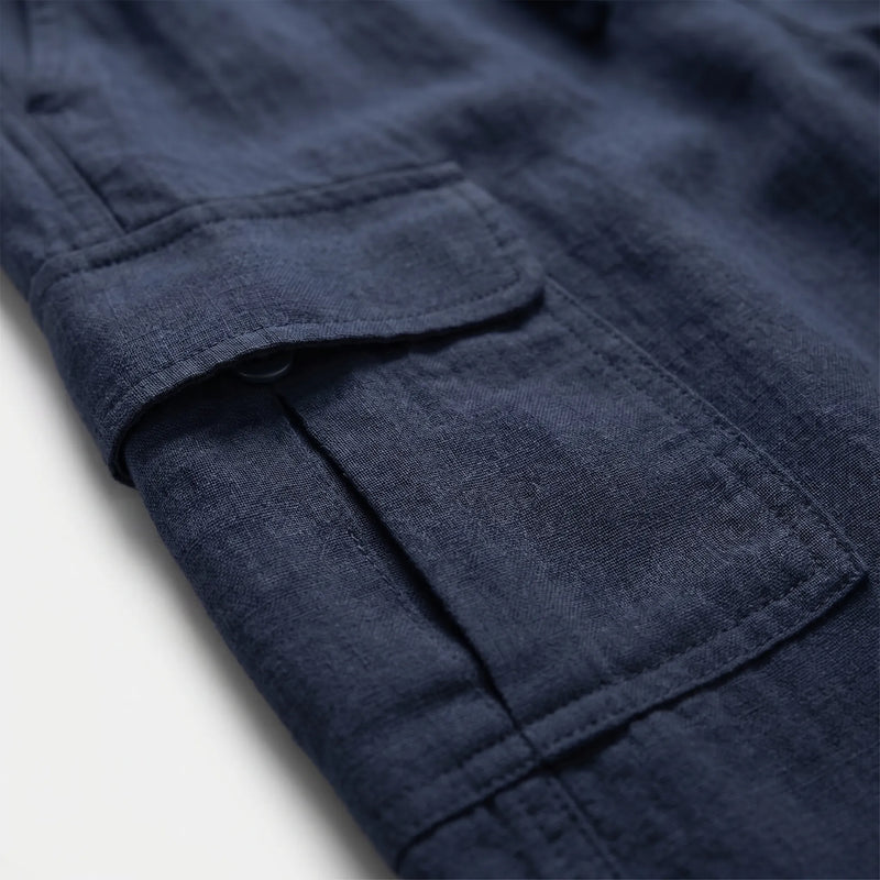 Loose Straight Leg Cargo Trousers -  Otis
