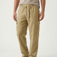 Loose Straight Leg Cargo Trousers -  Otis