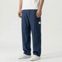 Loose Straight Leg Trousers -  Neal