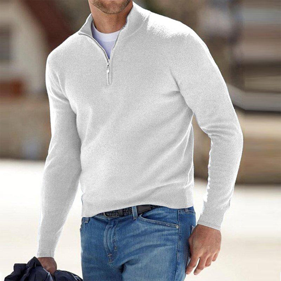 Herrenpullover mit Reißverschluss - Mason
