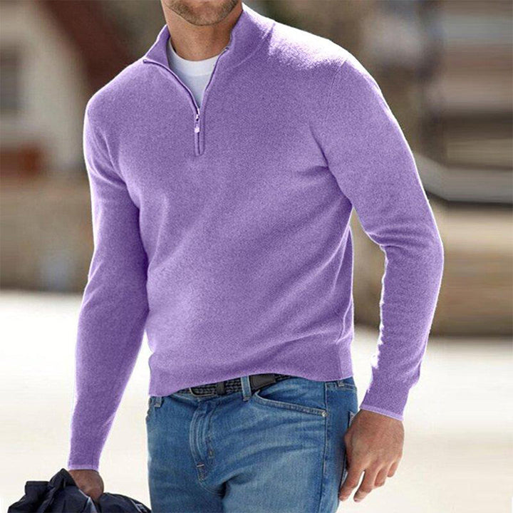 Herrenpullover mit Reißverschluss - Mason