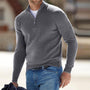 Bequemer Herrenpullover mit Reißverschluss - Milo