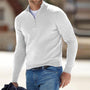 Bequemer Herrenpullover mit Reißverschluss - Milo