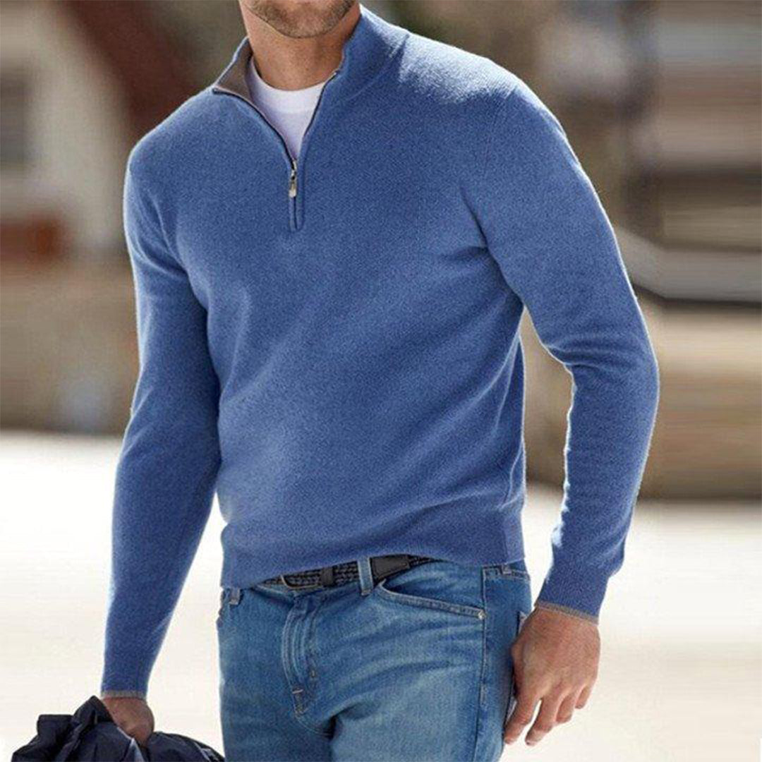 Herrenpullover mit Reißverschluss - Mason