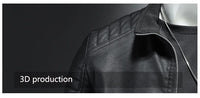 Bikerjacke| Leder-Bomberjacke