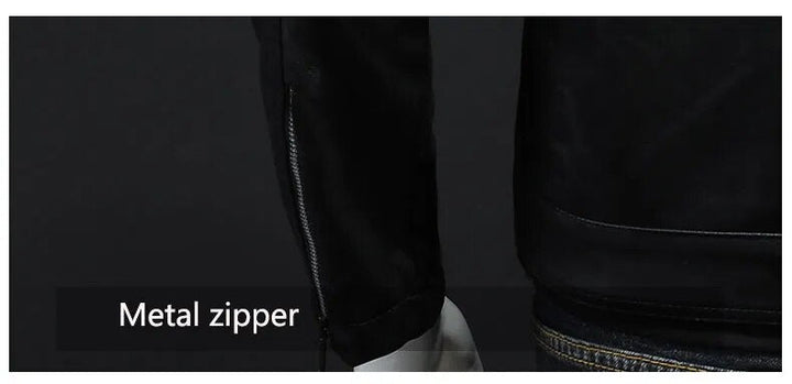 Bikerjacke| Leder-Bomberjacke