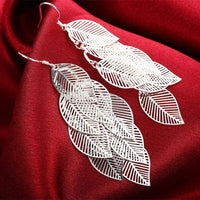 Layered Filigree Leaf Earrings | With Beautiful Details
