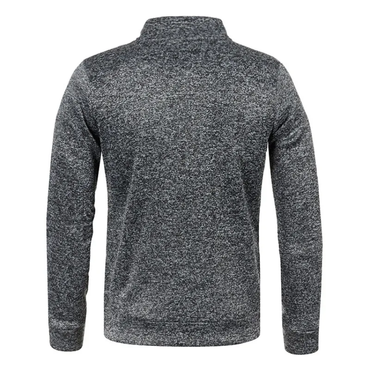 Sweatweste | Sweatshirt mit umgeschlagenem Kragen