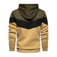 Patchwork Hoodie | Warme Fleece-Streetwear