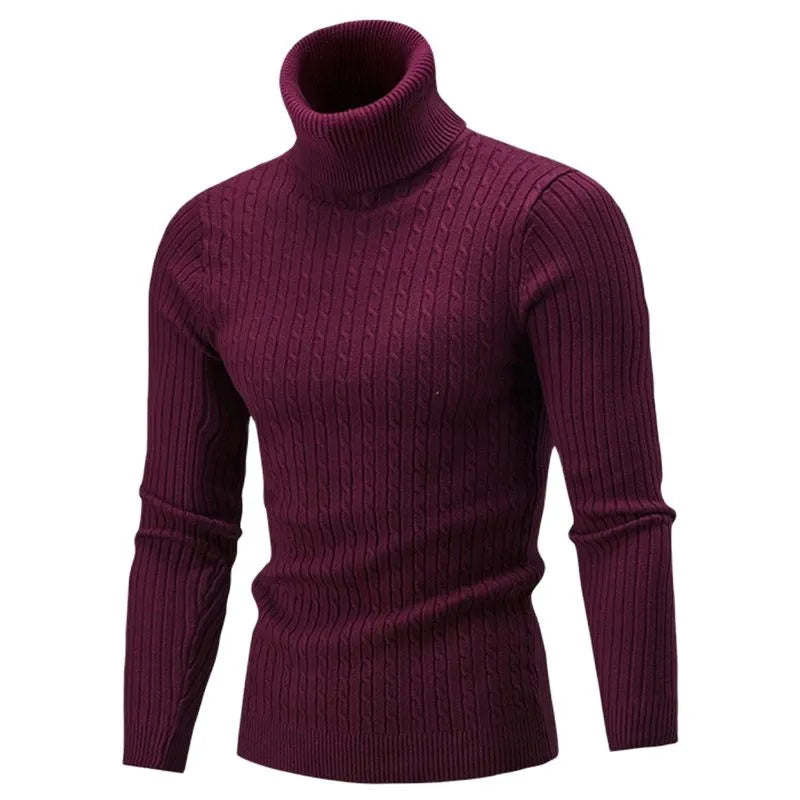 Schlanker Rollkragenpullover | Stilvoller Strickpullover