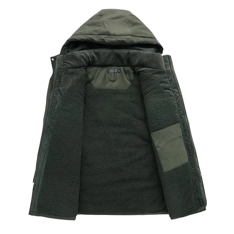 Military parka | A cool jacket with a warm and cozy lining