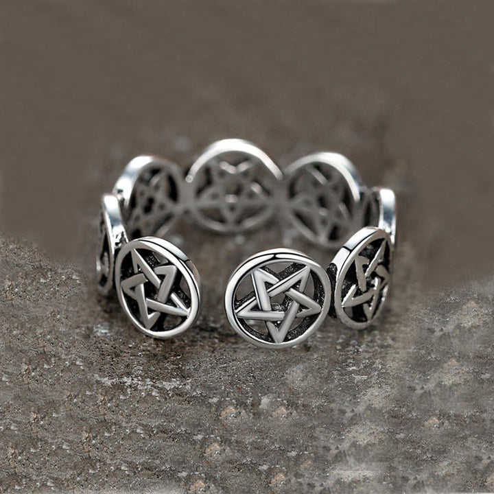 Tibetischer Pentagramm Ring | Ein symbolischer und stilvoller Ring