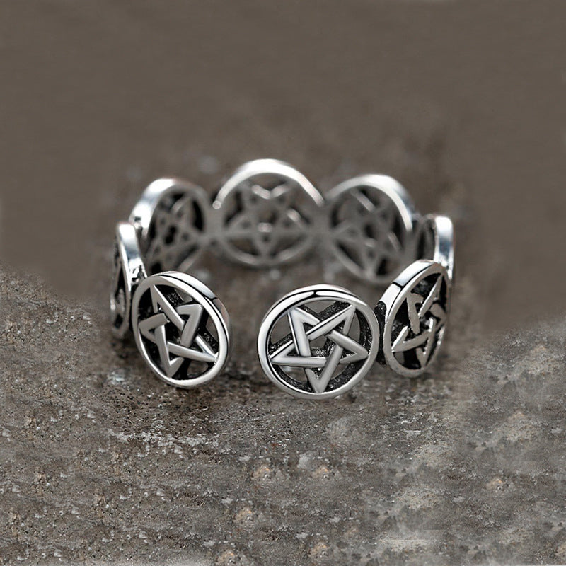 Tibetischer Pentagramm Ring | Ein symbolischer und stilvoller Ring