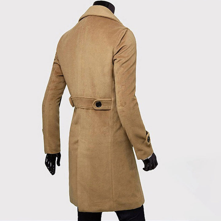 Britischer Trenchcoat| Winddichte Jacke mit doppelter Knopfreihe