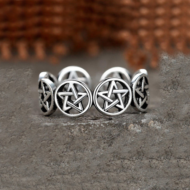 Tibetischer Pentagramm Ring | Ein symbolischer und stilvoller Ring