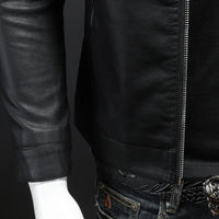 Bikerjacke| Leder-Bomberjacke
