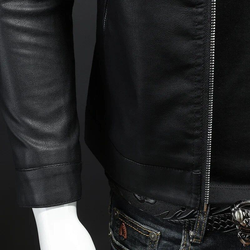 Bikerjacke| Leder-Bomberjacke