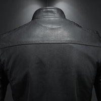 Bikerjacke| Leder-Bomberjacke