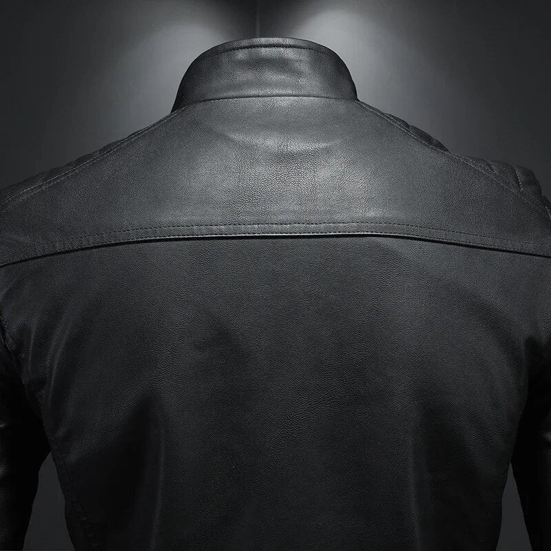 Bikerjacke| Leder-Bomberjacke