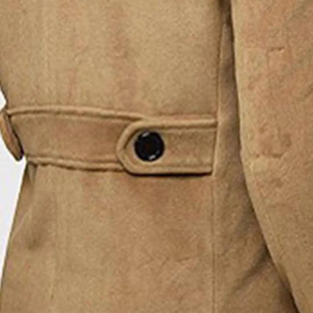 Britischer Trenchcoat| Winddichte Jacke mit doppelter Knopfreihe