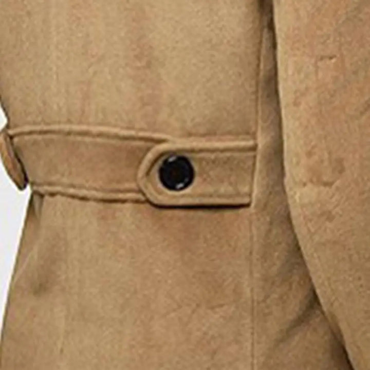 Britischer Trenchcoat| Winddichte Jacke mit doppelter Knopfreihe