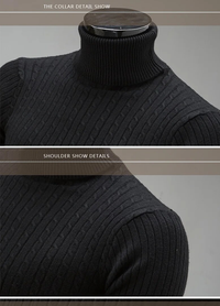 Schlanker Rollkragenpullover | Stilvoller Strickpullover