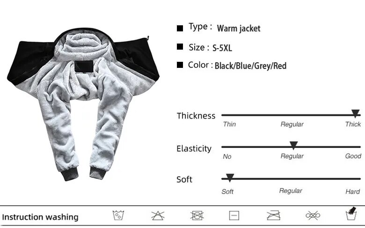 Kapuzensweatjacke | Warm zu einem günstigen Preis!