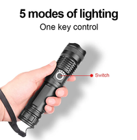 LED Zaklamp | Oplaadbare zaklamp