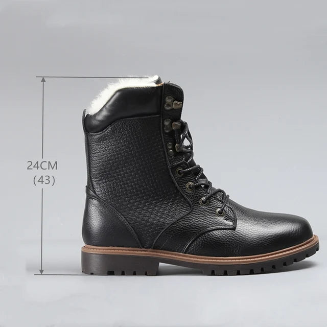Leder-Winterstiefel | Mit herrlich warmem Wollfutter