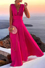 Ärmelloses Sommerkleid mit Print - Layla