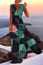 Ärmelloses Sommerkleid mit Print - Layla