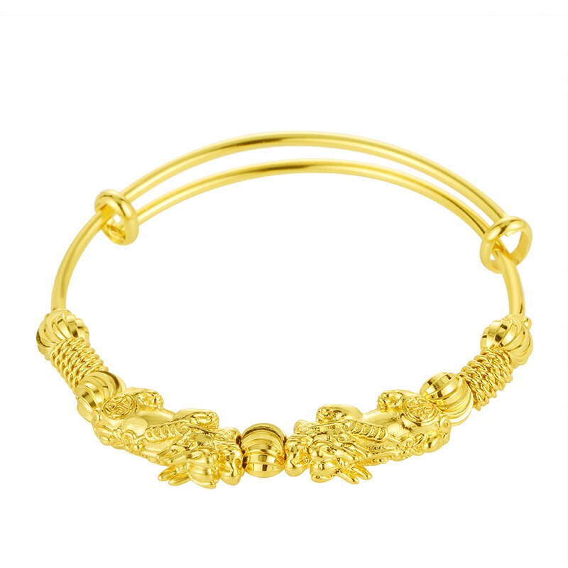 Gold-colored Lucky Charm Bracelet