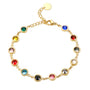 Regenbogenkristall Charm-Armband | Ein fröhliches Armband mit viel Farbe!