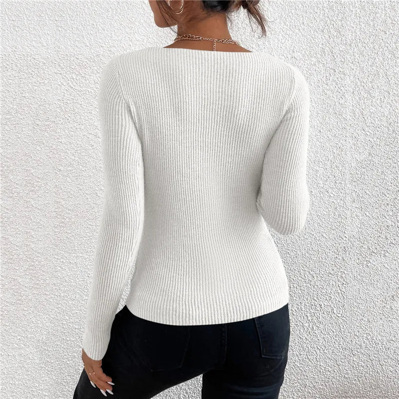 Phoebe Strickpullover mit V-Ausschnitt | Bequem & vielseitig