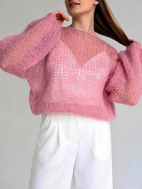 Luna Durchsichtiger Pullover | Rein & Luftig