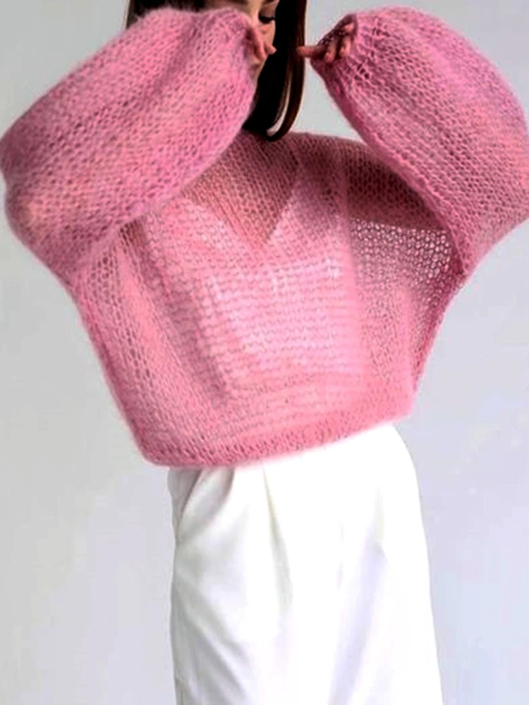 Luna Durchsichtiger Pullover | Rein & Luftig