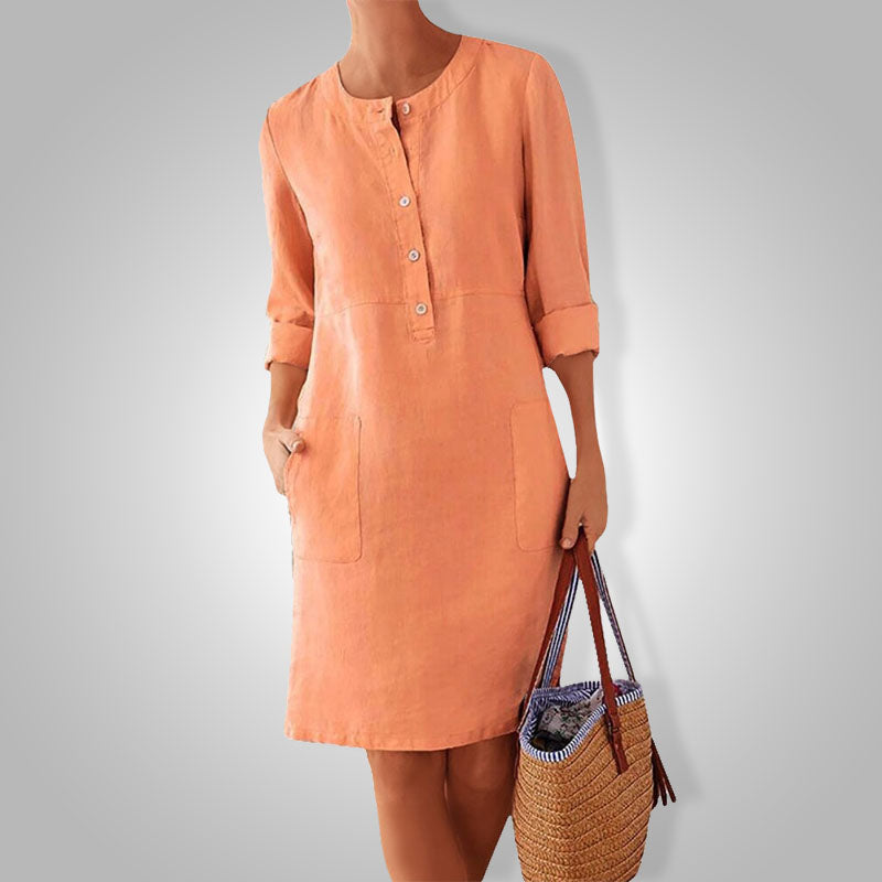 Luftiges Sommerkleid in frischer Farbe – Nika