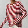 Stilvolles gestreiftes T-Shirt aus leichtem Stoff - StreifenLeicht