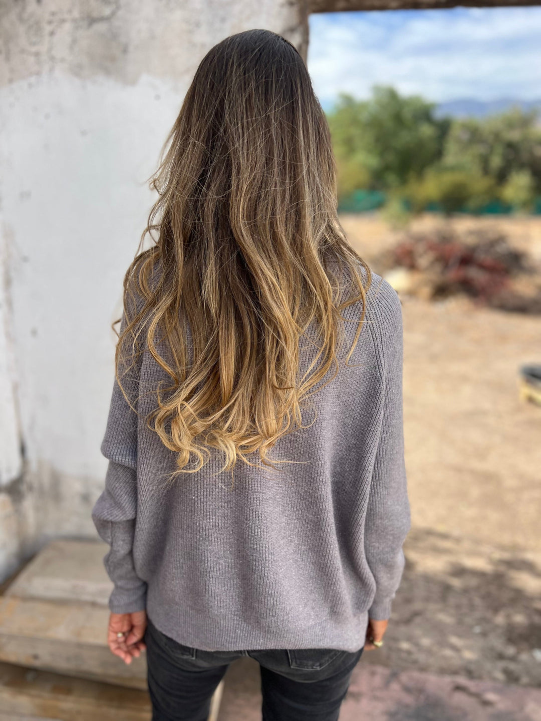 Damenpullover mit V-Ausschnitt - Camille