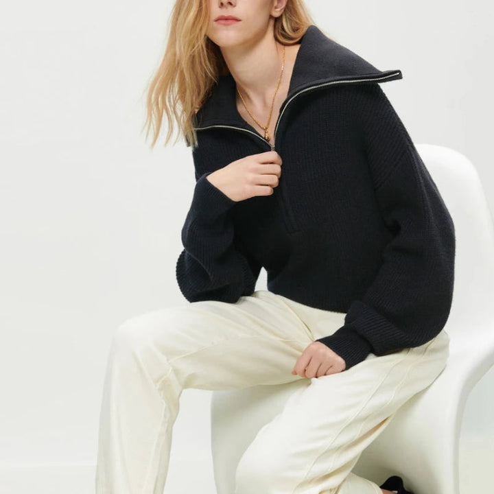 Damenpullover mit V-Ausschnitt - Camille