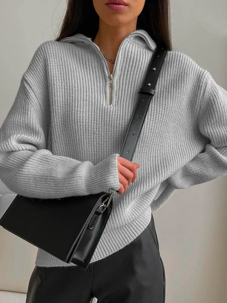 Damenpullover mit V-Ausschnitt - Camille