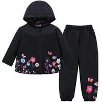 Kinder Regenpak water- & winddicht met capuchon en broek – Liora