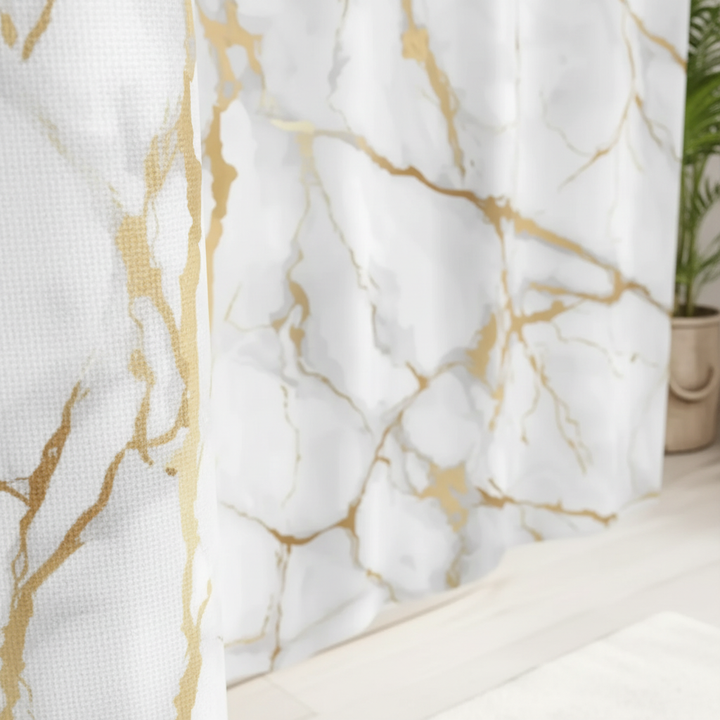 Marmor Muster Badezimmervorhang - MarbleLuxor