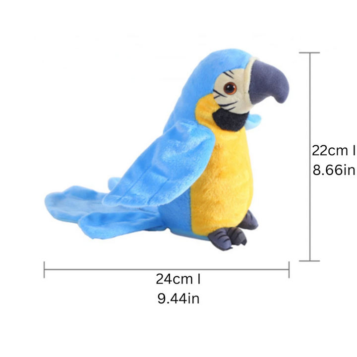 Der gesprächige Papageienkuscheltier - Squawkie