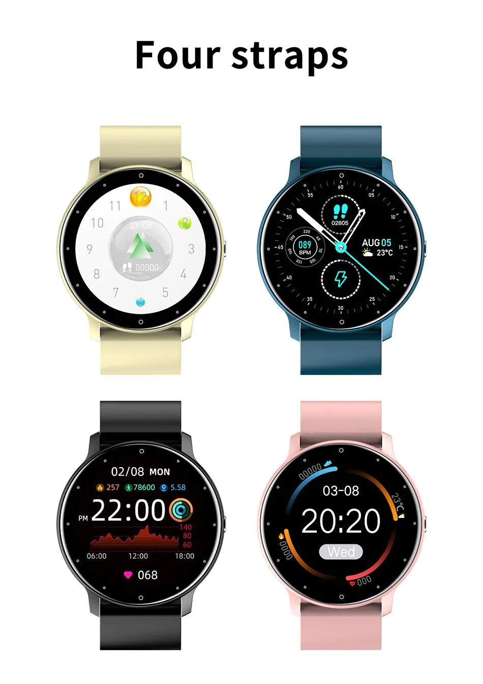 Sportliche Smartwatch | Verfolge deine Leistungen überall und jederzeit!