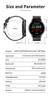 Sportliche Smartwatch | Verfolge deine Leistungen überall und jederzeit!
