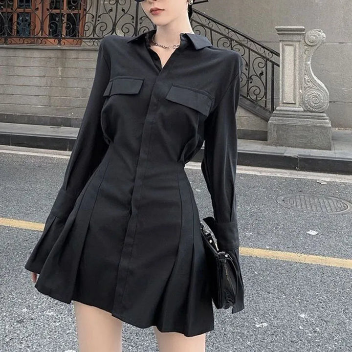 Yasmin Kleid mit langen Ärmeln | Klassisch und vielseitig
